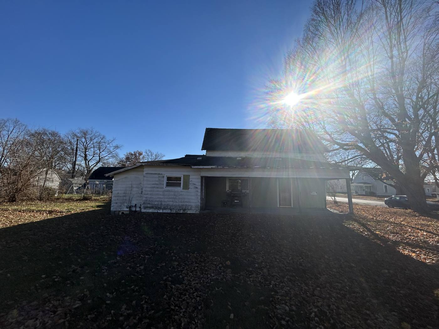Cottage with carport purchased in any condition